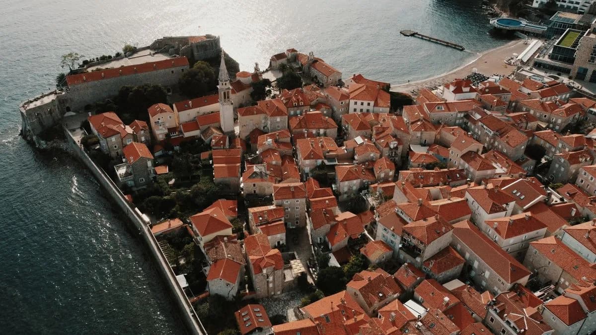 Stadtansicht von Budva
