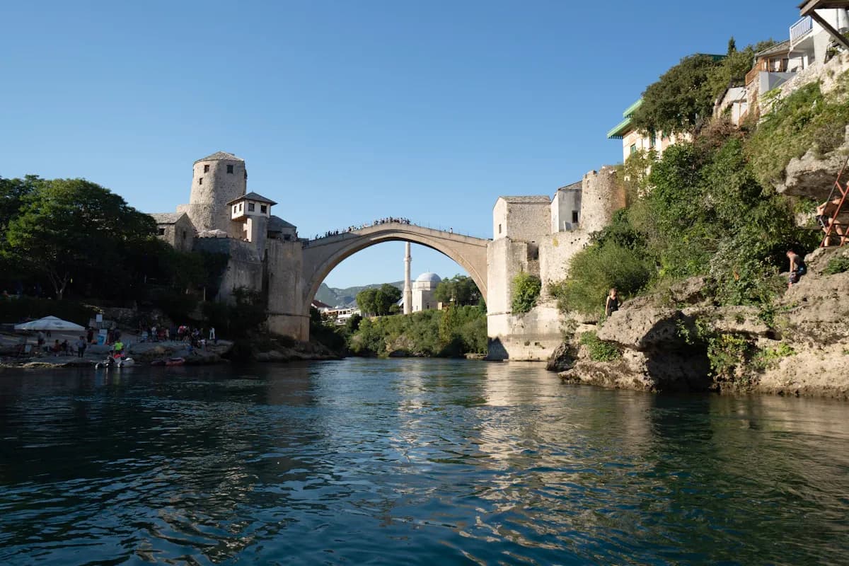 Stadtansicht von Mostar