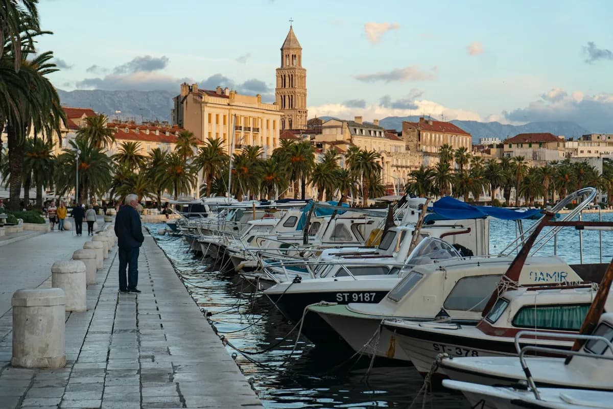 Stadtansicht von Split